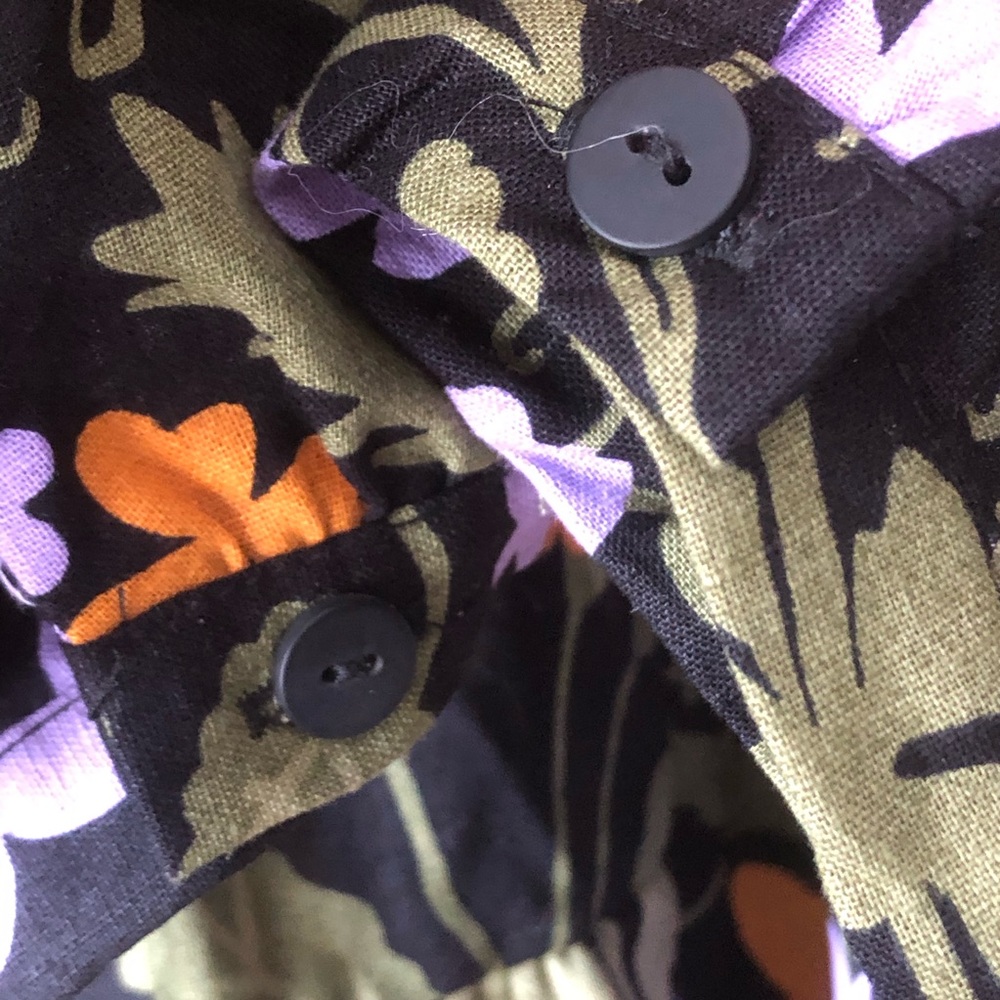 SOLD♏️ModCloth Princess Highway Luella Button Down Long Sleeve Floral TierDress - Picture 8 of 14